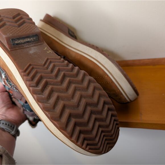 Sorel Tivoli Plaid Winter Boots Women's Size 8 - Picture 4 of 6